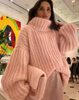 Alexandra - Flauschiger Rollkragenpullover