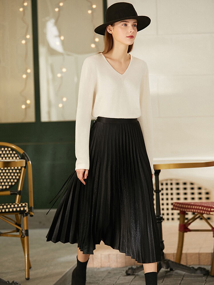 Athanasia - V-Ausschnitt Pullover