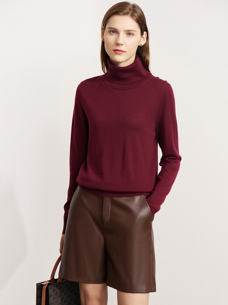 Aroa - Rollkragen Pullover